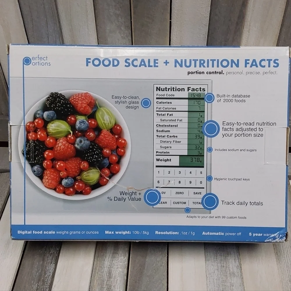 Perfect Portions Food Scale & Nutrition Facts
